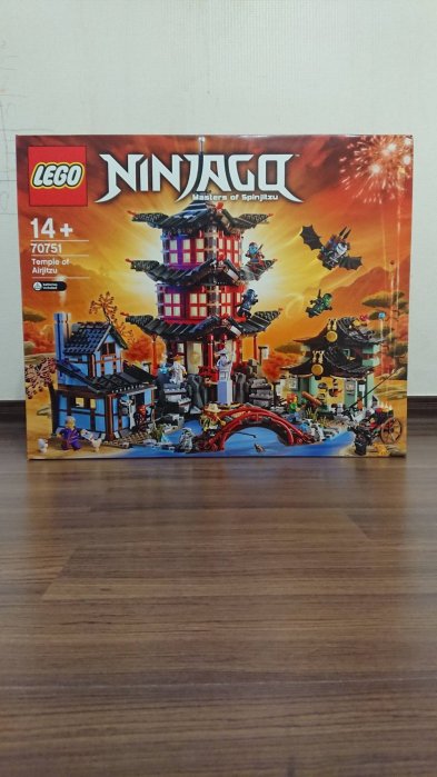 樂高 LEGO 70751 旋風忍者 空術神廟 全新未拆封 盒況極新