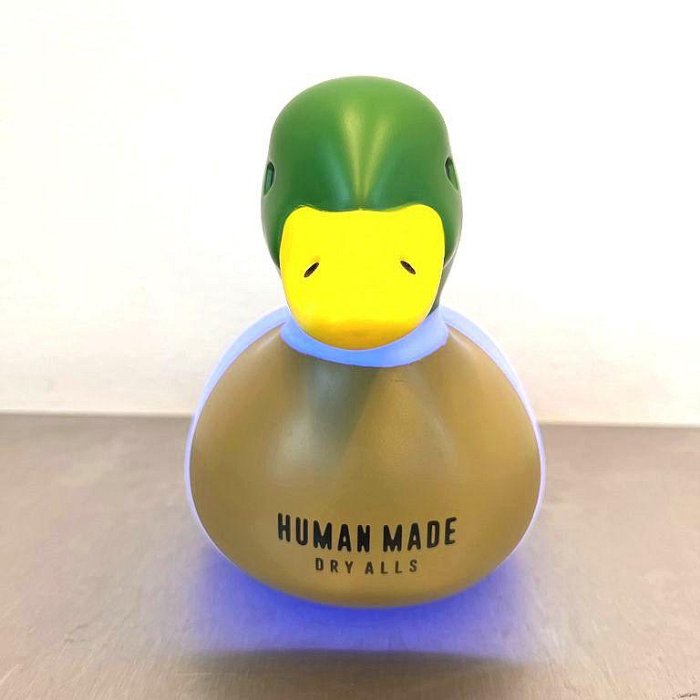 BLACK全新HUMAN MADE雁鴨觸碰式七色燈光夜燈RUBBER DUCK LAMP