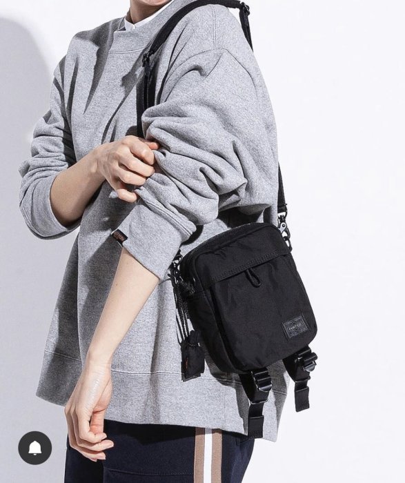 【美品】　PORTER SENSES VERTICAL SHOULDERBAG Porter Senses Vertical Shoulder Bag - Black | UP THERE