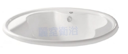 【麗室衛浴】BATHTUB WORLD 壓克力 橢圓造型崁入式浴缸 LS-5812 180*120*63CM