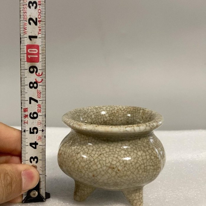 哥窯香爐三足爐哥釉瓷完整| Yahoo拍賣