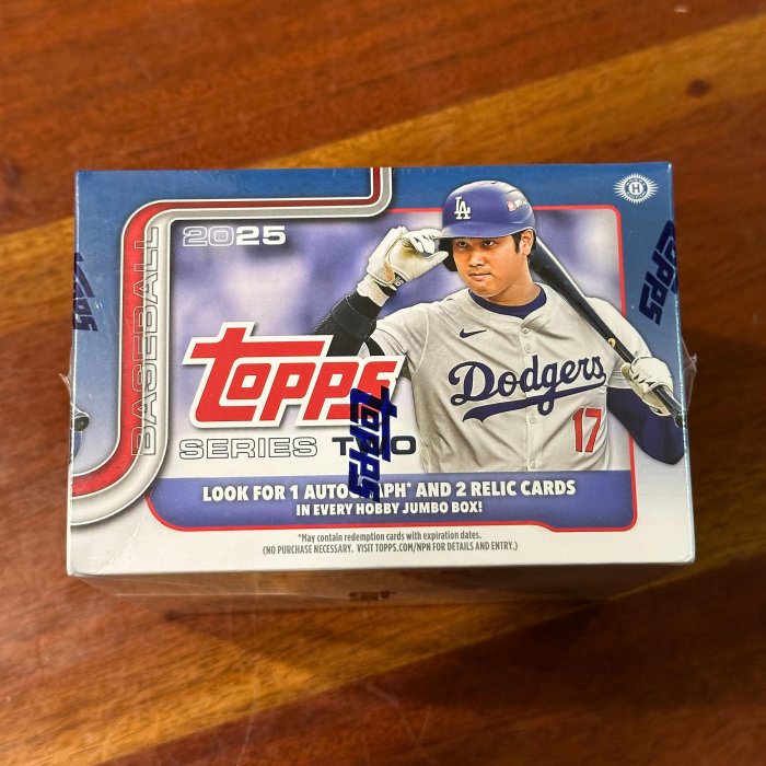 2025 Topps Series 2 Jumbo Box 全新未拆盒卡拼大谷翔平James