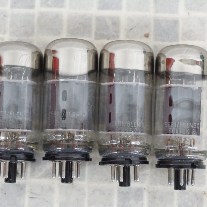 6L6GC ︽NO:6839 俄羅斯SOVTEK 5881 / 6L6WGC ( 6L6 ) 真空管雙除氣碟1