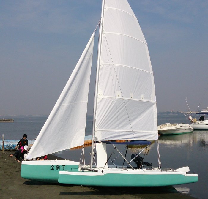 飛帆)訂做17呎三體帆船,Trimaran 17ft,獨木舟,橡皮艇,遊艇,小船,釣魚船