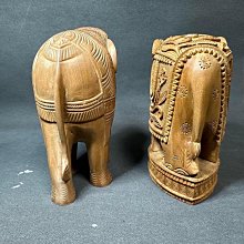 印度白檀木雕象佛教美術佛像古董擺飾古董古董| Yahoo拍賣