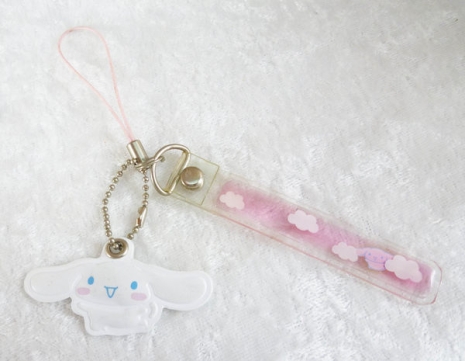 【震撼精品百貨】大耳狗 Cinnamoroll 手機吊飾 透明【共1款】