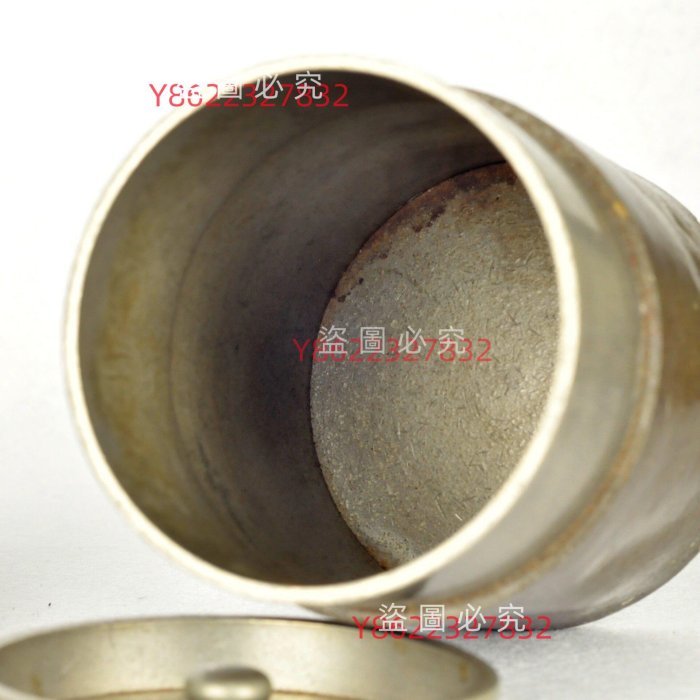 清中期錫罐錫茶罐911克茶入茶心壺字：沈存周王東文朱石梅天下美古玩