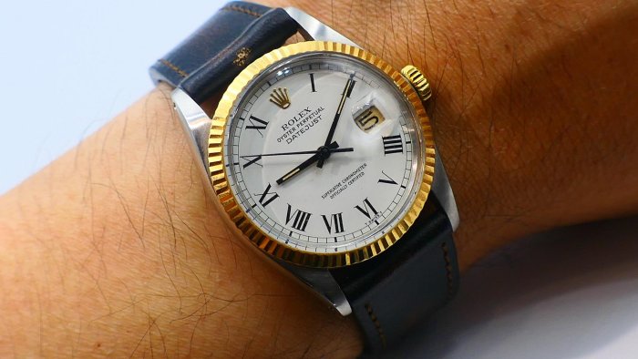 【美好時光】停產逸品ROLEX 16013罕見白色buckley印刷大羅馬面盤極美品!1601 16233參考