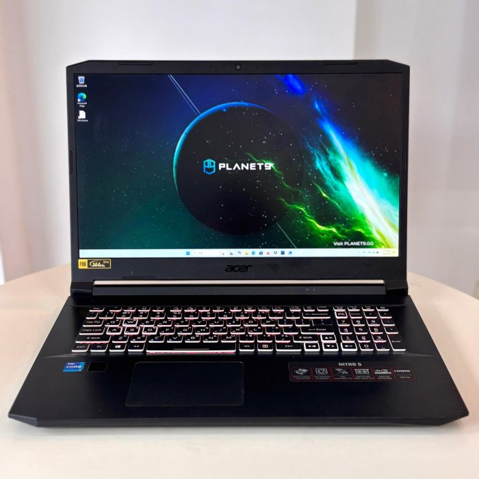 【艾爾巴二手】ACER AN517 i7/16G/512G/3050 Ti 17.3吋 黑#二手筆電#嘉義店23400