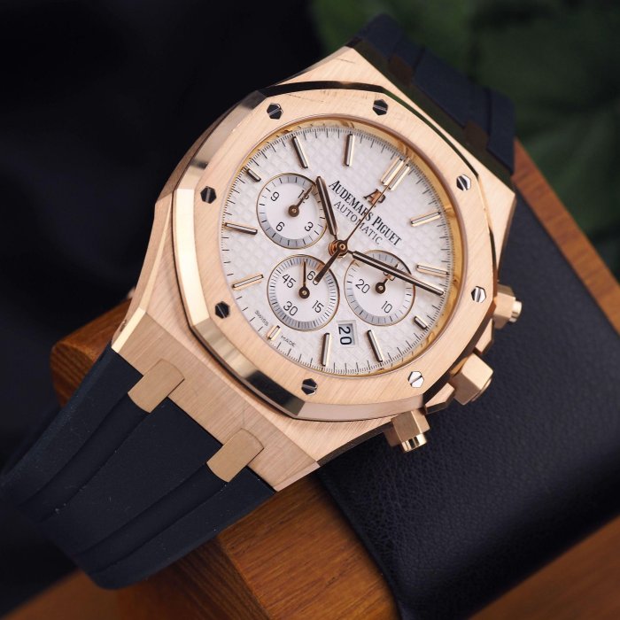 Audemars Piguet AP錶 愛彼 Royal Oak 皇家橡樹 26320OR 18K玫瑰金 41mm 計時腕錶