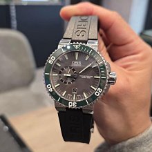 一元起 底 ORIS 豪利 之海系列 色陶瓷圈 500米防水 水 45.5m 台南二手