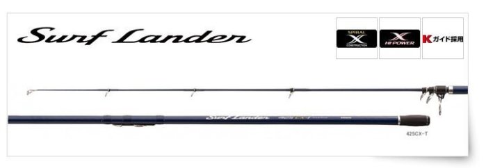 SHIMANO Surf Lander 405-BX-T 振り出し Shimano 23 Surf Lander 405BX-T (Telescope 4 Piece)