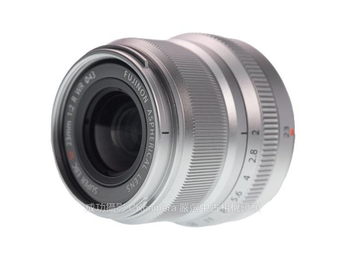 成功攝影Fujifilm XF 23mm F2 R WR 銀中古二手輕便好攜小廣角定