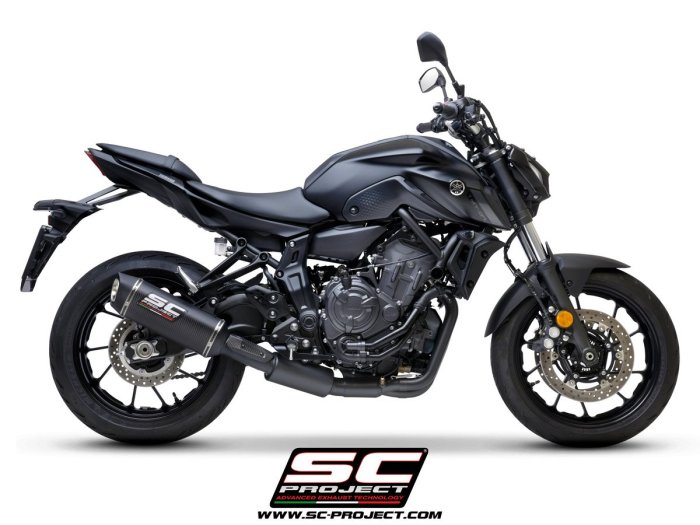 SC】YAMAHA MT-07 MT07 MT 07 TRACER 700 全段管SC1-S黑系列觸媒版2021