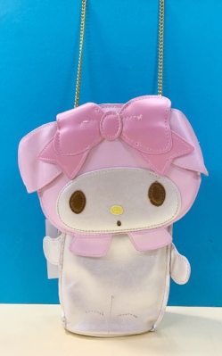 【震撼精品百貨】My Melody 美樂蒂~三麗鷗美樂蒂MELODY 造型側背袋-粉大頭#36595