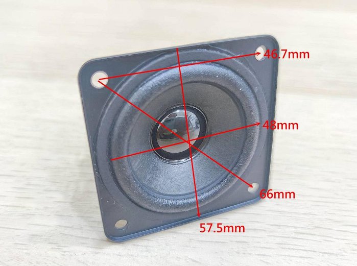 小白的生活工場*庫存 DENON 全音域小單體 2吋 4Ω喇叭｜DIY改裝音箱/桌面音響/收音機最佳選擇｜全音域單體