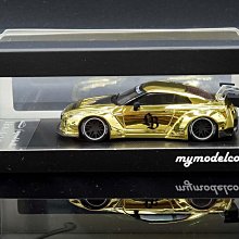 MASH】現貨特價Model Collect 1/64 Nissan GTR R35 LBWK 電鍍金