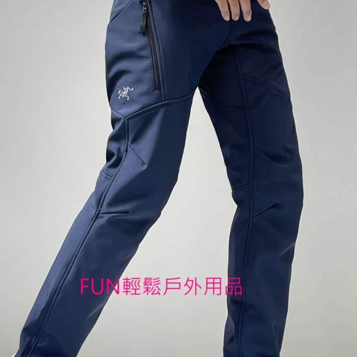 Arcteryx始祖鳥Stowe Pant秋冬防水軟殻長褲款號25218 徒步旅行健行登山