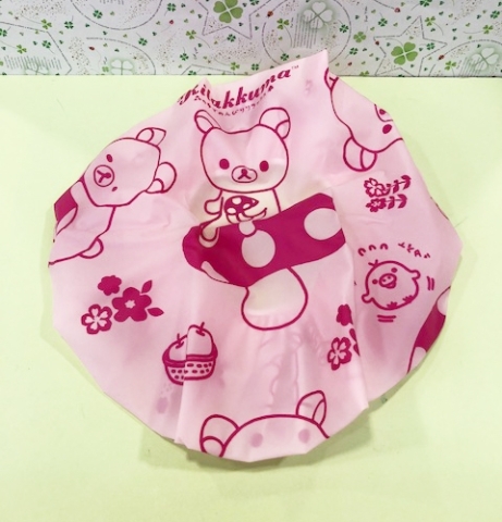 【震撼精品百貨】Rilakkuma San-X 拉拉熊懶懶熊~浴帽-粉#18918