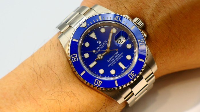 【美好時光】ROLEX 勞力士116619LB 18K金白金藍水鬼盒單全美品 126619參考