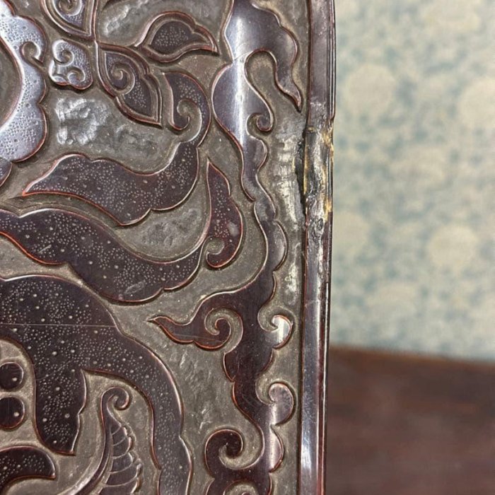 中國宋代漆盤古漆器唐木中國古美術唐物宋代東洋雕刻長18cm | Yahoo拍賣