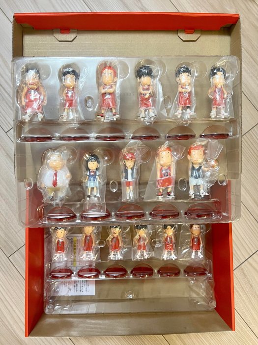 日本SLAM DUNK FIGURE COLLECTION 湘北SET 灌籃高手整套公仔有鞋盒電影