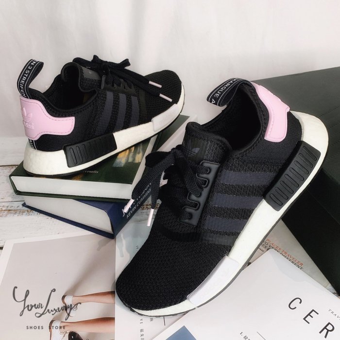 adidas gazelle silver green womens Shop Black Mens adidas NMD R1 Lace Up Sneakers – Shoebacca main image 1