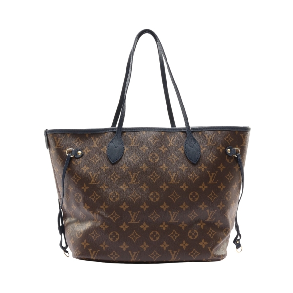 LOUIS VUITTON 路易威登 Neverfull Inside Out MM 手提包 棕色 原花帆布 牛皮 M11946 【二手名牌BRAND OFF】