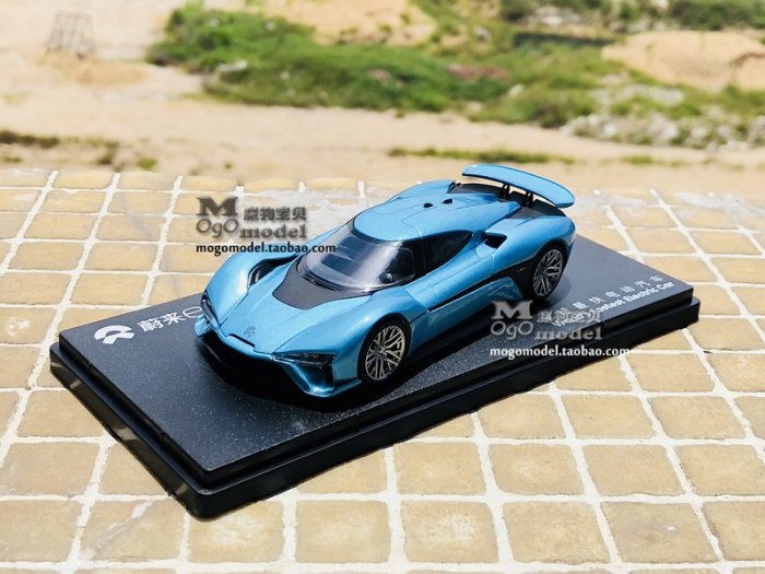 モデルカーのおもちゃ 1:43 NIO EP9 電動スポーツカー、スケール