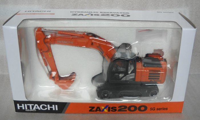 丸山建機模型店] - - -HITACHI ZX-200-5G (紅斗版) 1/50 怪手挖土機