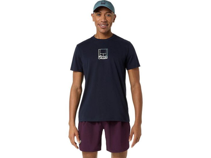 【曼森體育】ASICS 亞瑟士 短袖上衣 男款 2色 海外版 網球上衣 2041A355-250/402