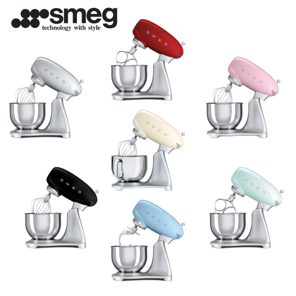 【展示品】〔義大利SMEG〕攪拌機 粉藍/魅惑紅 SMF01