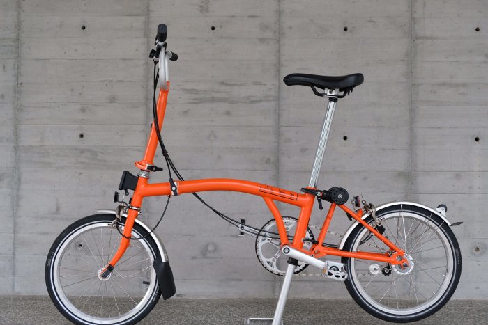 Brompton 小布折疊車 橘色 3速 M 把 M3L 2014