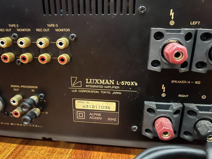 力士LUXMAN L570Xs甲類合并功放真空管擴大機前級後級-2911 | Yahoo拍賣