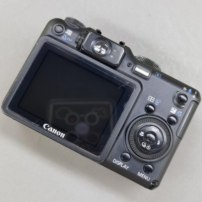 佳能PowerShot G7數碼相機，經典黑款，1000萬像素大底CCD，功能完備未
