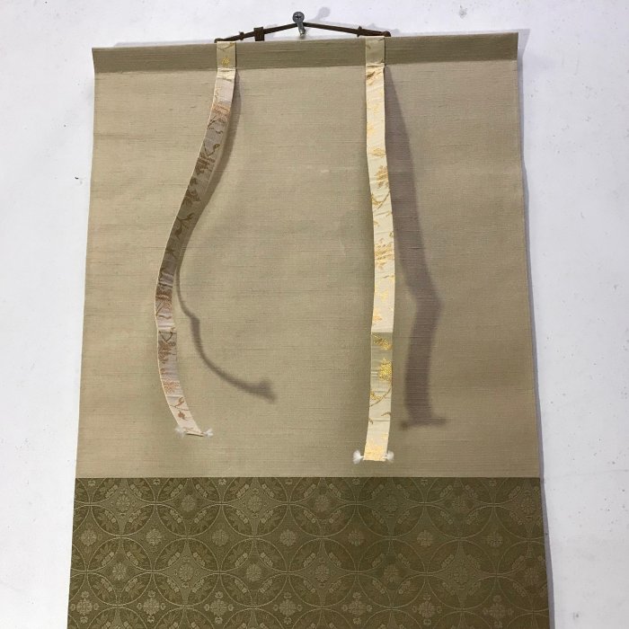 【真作】掛軸　無落款　書　逸品　O104 藏舊尋寶屋】老日本書法家作落款水墨字畫軸/掛軸《手繪》(一元起標