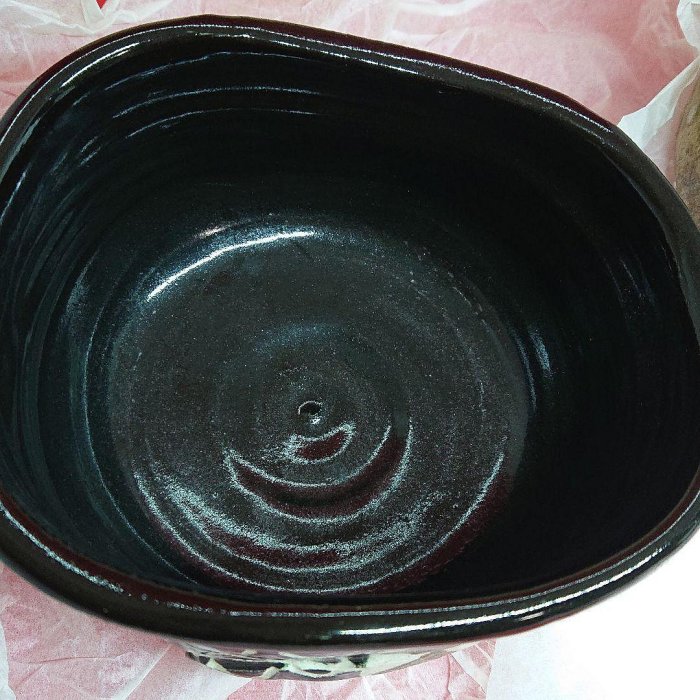 一對茶碗志野茶碗與黑織部茶碗共箱入| Yahoo拍賣
