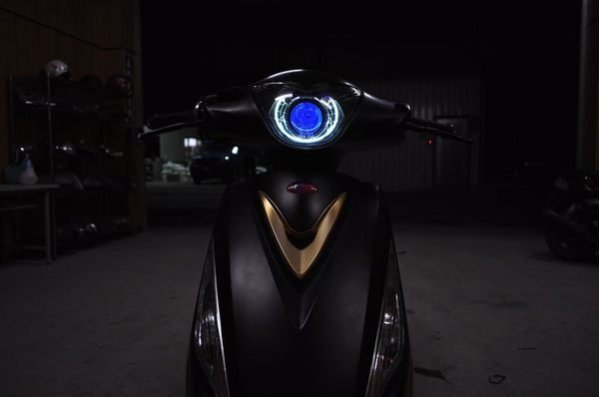 GAMMAS-HID台中廠~光陽KYMCO~GP125五代遠近電磁閥魚眼~電鍍飾圈~光圈天使眼~H1/35瓦40瓦55瓦