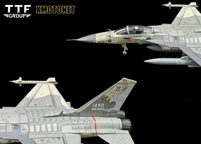 魔玩達人】1/72 TTF 國軍IDF經國號F-CK-1 單座#1490 空射版雄三全合金