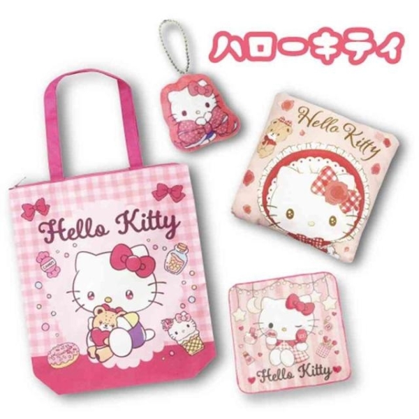 小禮堂 Sanrio 三麗鷗 Hello Kitty 手提福袋4入組 (2025福袋)