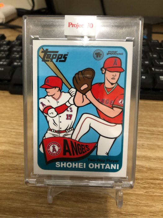 大谷翔平　Topps Project70 エンゼルス　二刀流　244 Topps Project70® Card 244 Shohei Ohtani 大谷翔平Project 70 | Yahoo拍賣