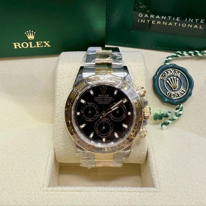 【JD高雄德興店】ROLEX 勞力士Daytona 迪通拿 116503G 半金款 黑面 2020年