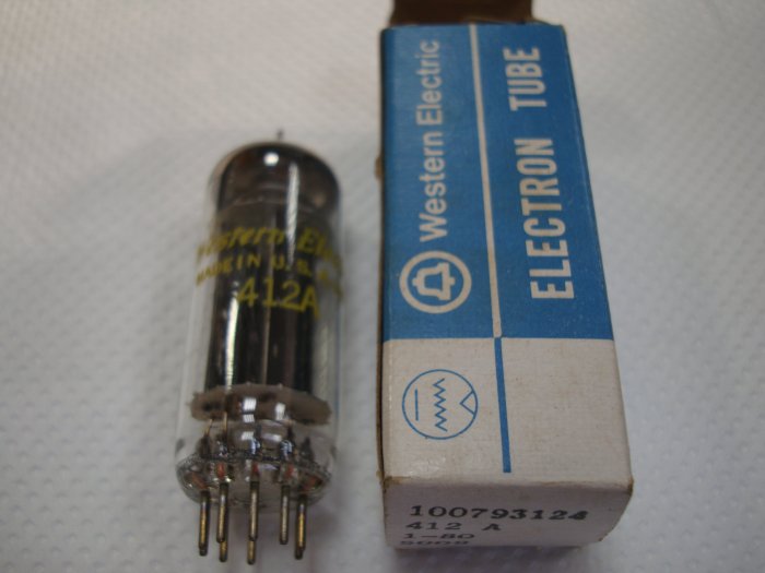 西電WE Western Electric 412A 真空管一支| Yahoo拍賣