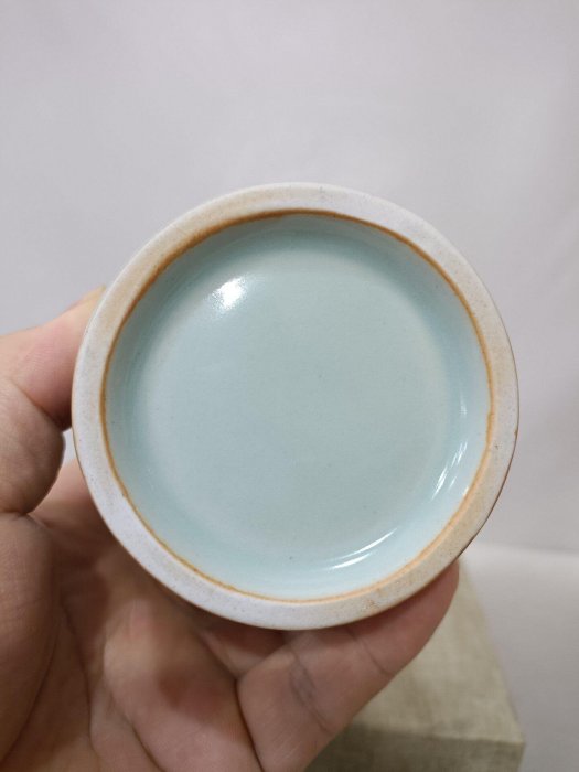 海瓷南宋龍泉窯粉青釉雙魚耳瓶，粉青釉，造型優美，釉面溫潤，整體保存