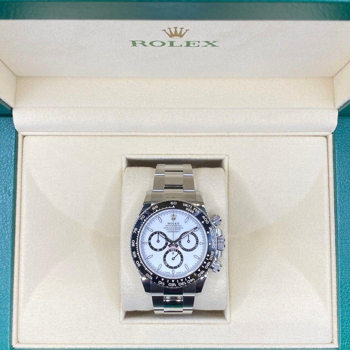 【JD高雄德興店】ROLEX 勞力士Daytona 迪通拿 126500 白面 白熊貓 2024年10月