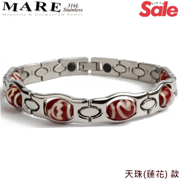 【MARE-316L白鋼】系列：天珠 蓮花 款