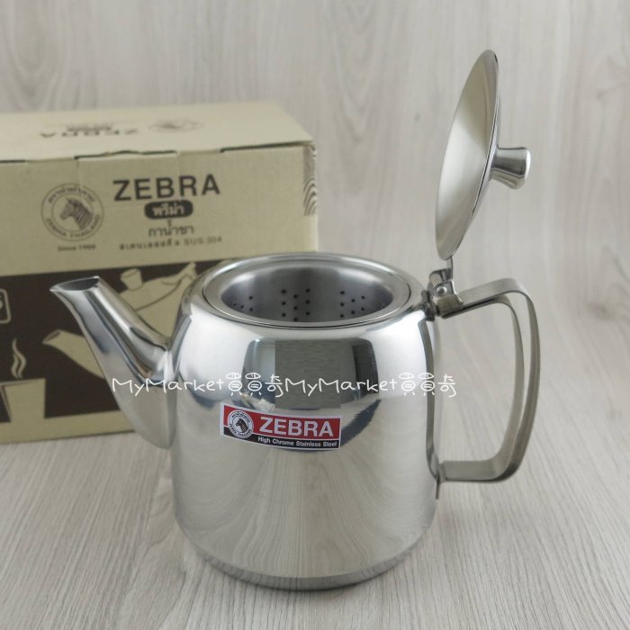 ZEBRA 斑馬304不鏽鋼泡茶壺(附濾網) 1.5L 1500cc 沖泡壺開水壺