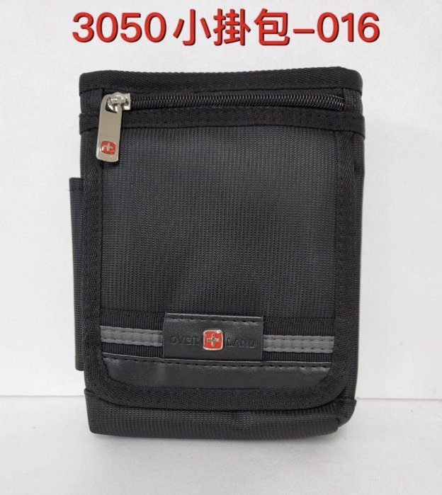 OverLand美式十字軍/潮酷多功能格紋腰包斜揹包 3050