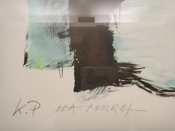 timekeeper】 1987年德國Dea Murk抽象畫(69x53)(落款)(免運) | Yahoo拍賣