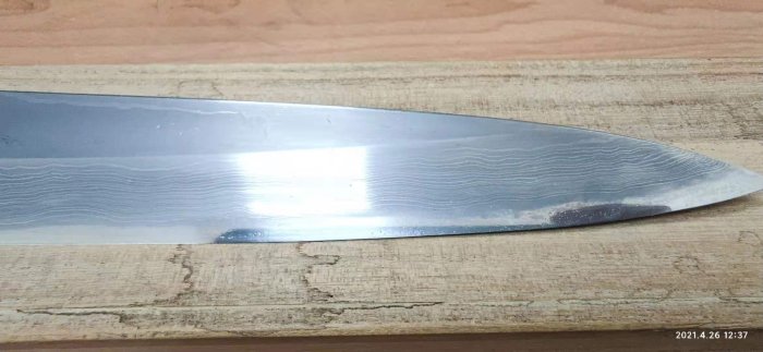 重房作　鍛地　柳刃包丁 スウェーデン鋼　尺　桐箱付300mm 重房作 鍛地 柳刃包丁 スウェーデン鋼 尺 桐箱付300mm